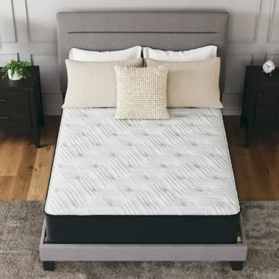 Signature Design by Ashley  Palisades 14-inch Firm Hybrid Mattress High-density Response Memory Foam image {1}