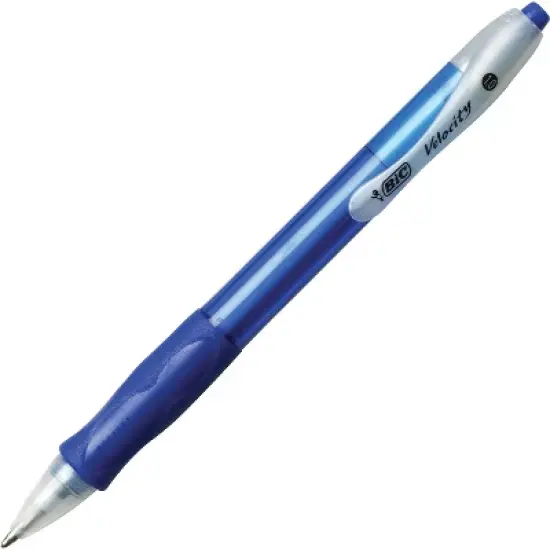 BIC Velocity Retractable Ball Pen Blue Ink 1 mm 36/Pack VLG361BE image {4}