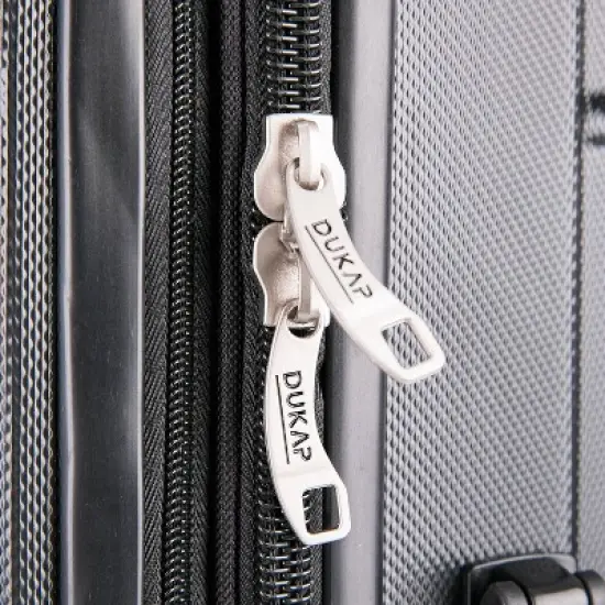 DUKAP Zonix Lightweight Hardside Large Checked Spinner Suitcase image {11}