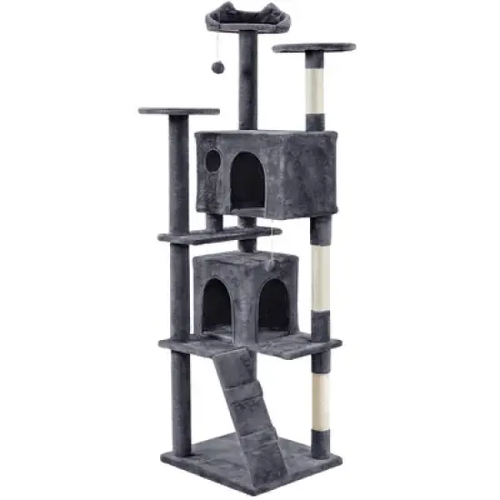 Yaheetech 80inch Multilevel Cat Tree Condo Cat Tower image {8}
