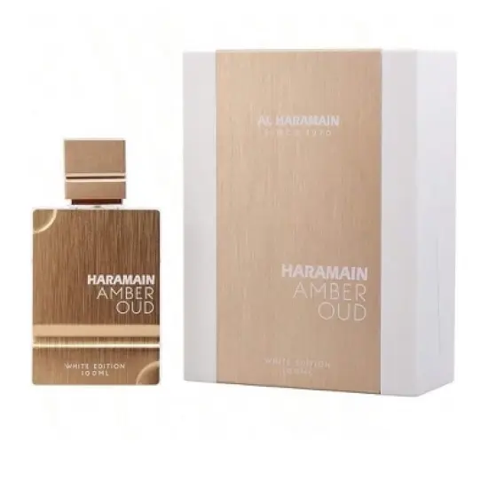 Al Haramain Amber Oud By Al Haramain Unisex Guaiac Wood, Cedar, Amber, Musk, Resin Eau De Parfum Spray 3.4 Oz (White Edition) image {1}