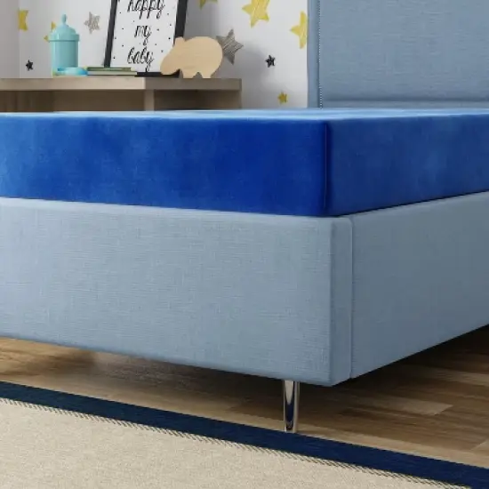 PAGED Mattress with Memory Comfort Layer Kids 7" Mattress with Water Resistant Cover for Bedroom image {3}