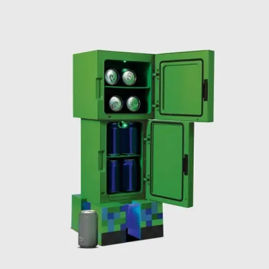 Minecraft Charged Creeper Figural Mini Fridge image {5}
