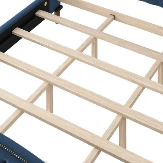 Dietrich Tufted Upholstered Bed with Headboard and Footboard | ARTFUL LIVING DESIGN image {8}