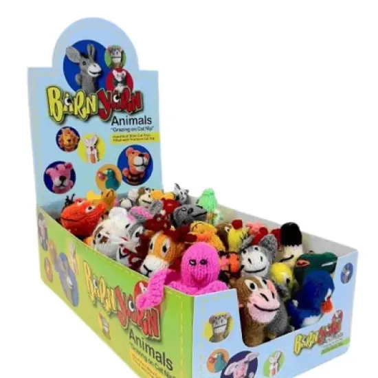 Barn Yarn Hand Knit Wool Cat Toy with Catnip 3 Pack image {2}