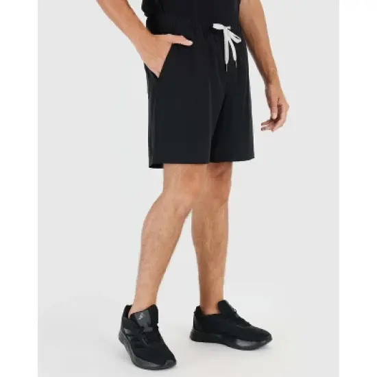 Men's Black Active Quick Dry Shorts with Liner - True Classic image {3}