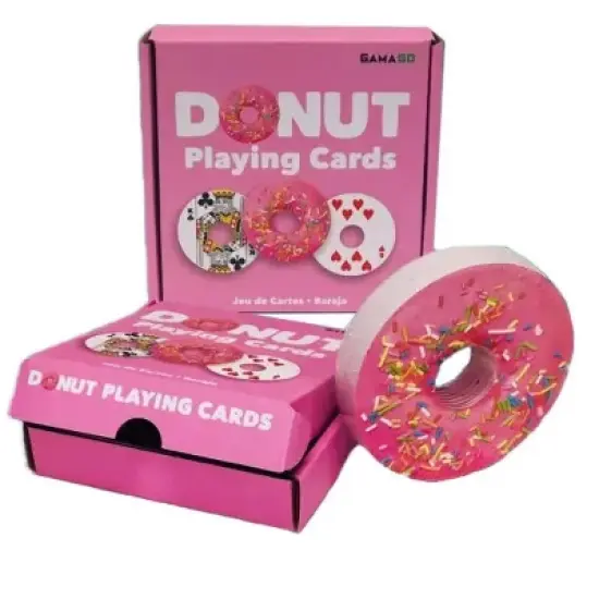 Gamago Donut-Shaped Playing Cards | 52 Card Deck + 2 Jokers image {3}