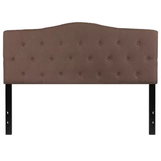 Flash Furniture Cambridge Arched Button Tufted Upholstered Headboard image {7}