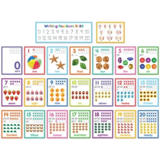 Teacher Created Resources&reg; Colorful Numbers 0-20 Bulletin Board Set, 23 Pieces image {3}