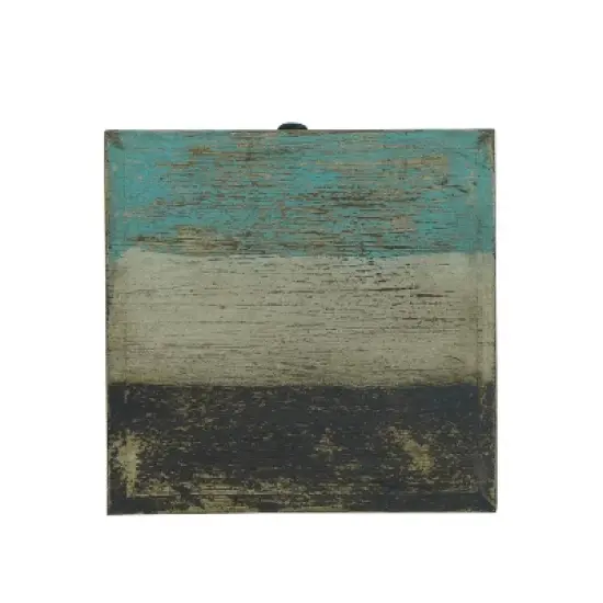 Meader Boho Handmade Distressed Mango Wood End Table - Christopher Knight Home image {5}