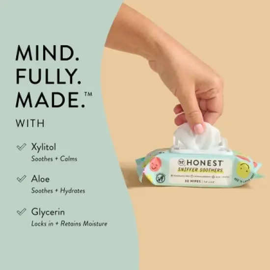 The Honest Company Sniffer Soothers Nose and Face Wipes image {3}
