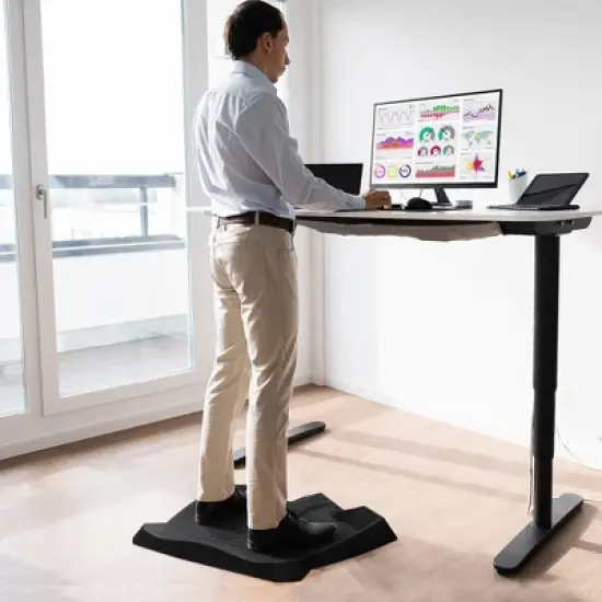 Costway Portable Anti-Fatigue Standing Mat W/Massage Points Diverse Terrain Home Office image {9}