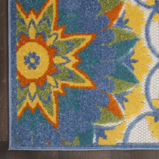 Nourison Aloha Transitional Floral Outdoor Area Rug image {5}