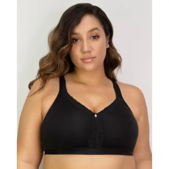 Curvy Couture  Women's Cotton Luxe Unlined Wireless Bra image {8}
