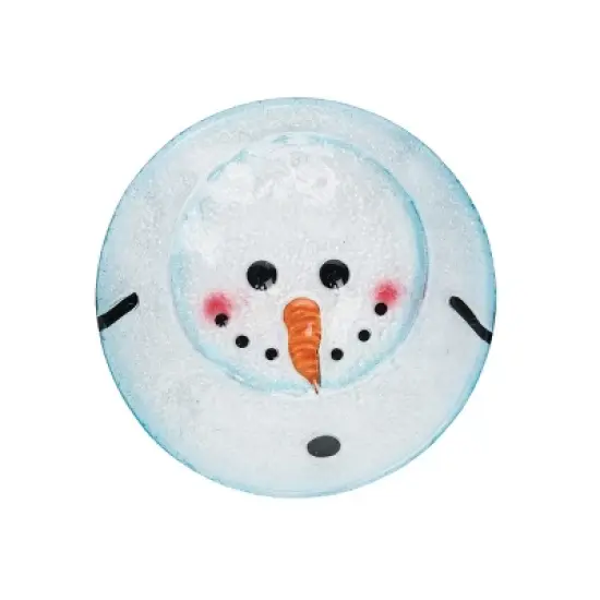 C&F Home Snowman Small Plate image {1}