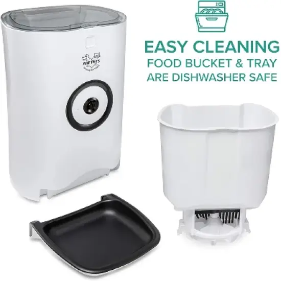 Arf Pets Automatic Pet Feeder, Wi-Fi Cat & Dog Food Dispenser w/Camera image {5}