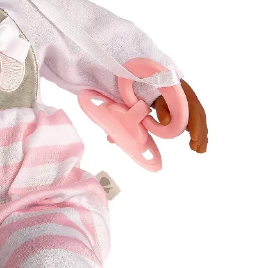 JC Toys Berenguer Boutique - 10 Piece Gift Set with Pink 15" Realistic Soft Body Baby Doll - Open/Close Brown Eyes image {3}