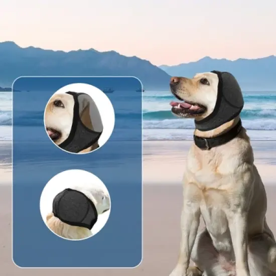 Unique Bargains Dog Ear Cover Gray 1 Pc image {3}