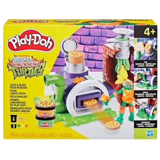 Play-Doh Teenage Mutant Ninja Turtles Slice and Blast Pizza Playset image {2}