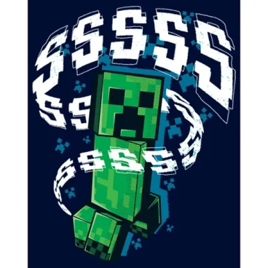 Boy's Minecraft SSSS Creeper T-Shirt image {1}