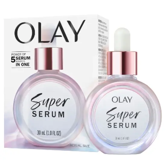 Olay Super Serum 5 in 1 Benefit Face Serum - 1 fl oz image {8}