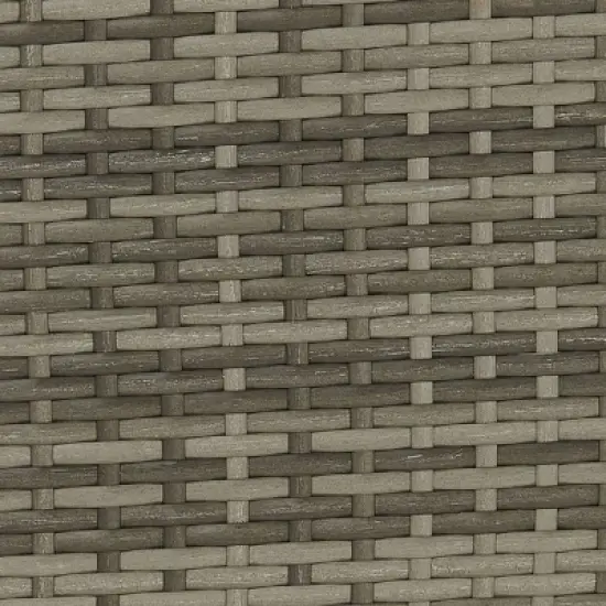 4pc Wicker Patio Sectional Seating Set - Blue - EDYO LIVING image {7}