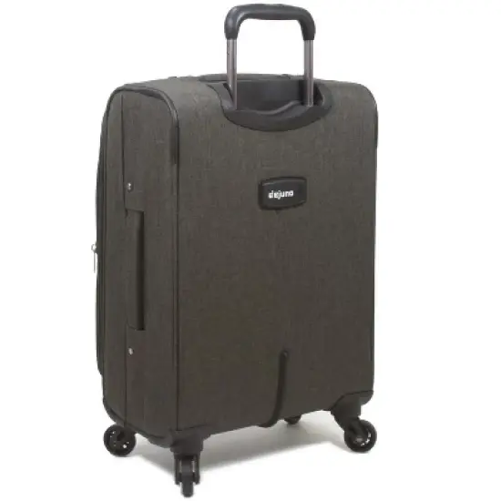 Dejuno Noir Lightweight 3-Piece Spinner Luggage Set with Laptop Pocket image {2}