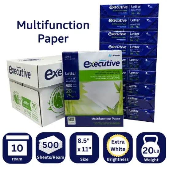 Multipurpose Copy Printer Paper, 8.5" x 11", 20 lb image {2}