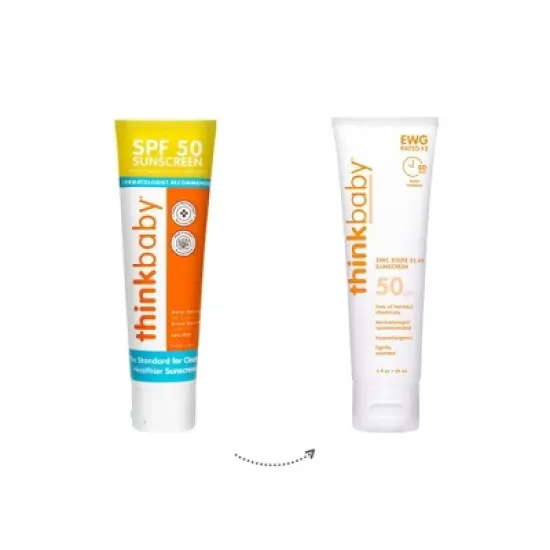 thinkbaby Mineral Sunscreen Lotion SPF 50 - 3 fl oz image {5}