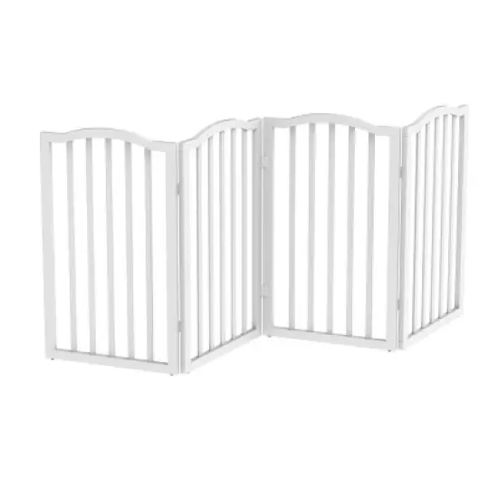 Pet Adobe Freestanding Scallop Top Pet Gate image {6}