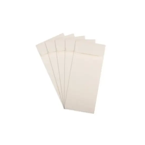 JAM Paper #11 Policy Business Strathmore Envelopes 4.5 x 10.375 Natural White Wove 25/Pack image {2}