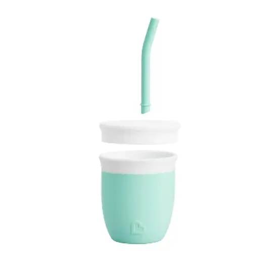 Munchkin Cest 4oz Silicone Open Portable Training Cup - Mint image {4}