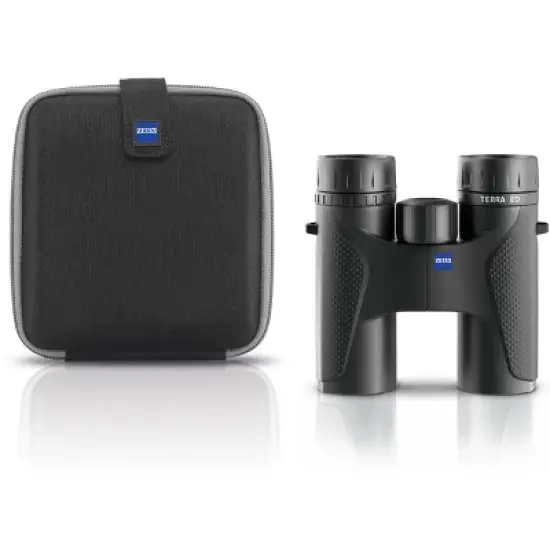 ZEISS 8x32 Terra ED Binoculars (Black) and Lens Cleaning Kit image {1}