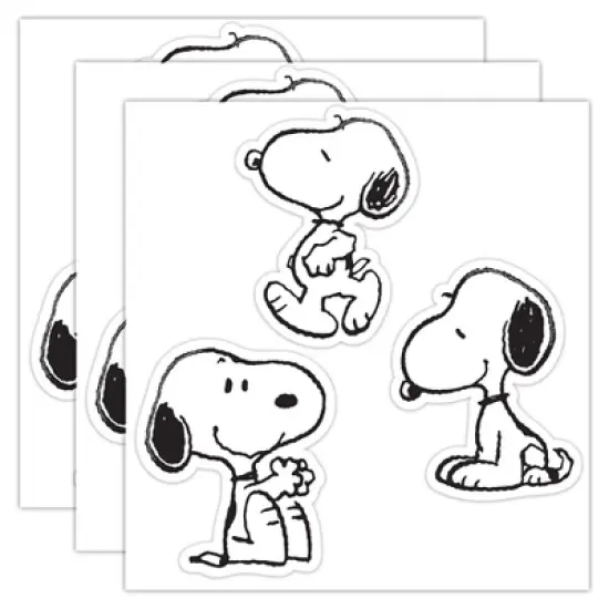 Eureka&reg; Peanuts&reg; Snoopy Assorted Paper Cut-Outs, 36 Per Pack, 3 Packs image {5}