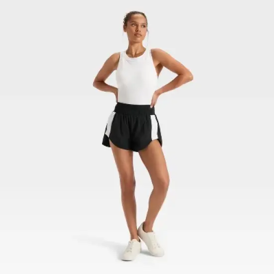 Women's Woven High-Rise Contrast Shorts - JoyLab&trade; image {2}