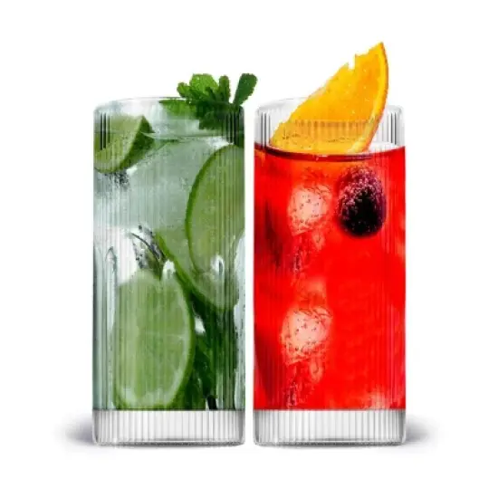 LEMONSODA Vintage Straight Line Highball 12 oz image {5}