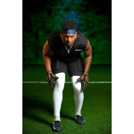 POWERHANDZ 10lb Full Body Resistance Suit - Black image {1}