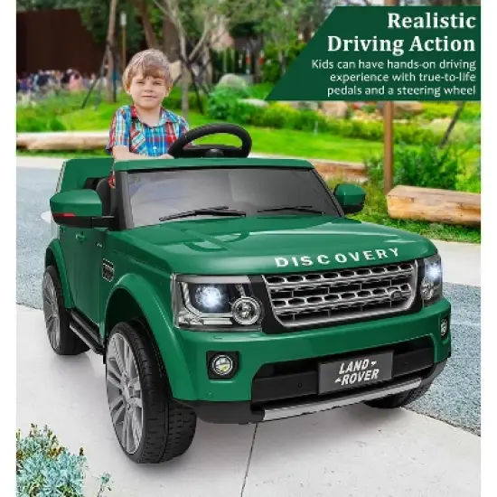 Licensed Land Rover Ride on Car, 12V 4.5 MPH Ride on Toys for Toddlers 3-8, Kids Electric Car with Parent Remote Control image {1}