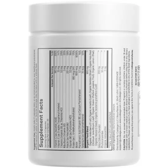 Codeage Beauty Tonic, Biotin, Vitamin C & E, Vegan Collagen Builder Daily Supplement - 90ct image {1}