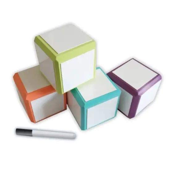 8ct 3" Mind Sparks Dry Erase Blocks image {2}
