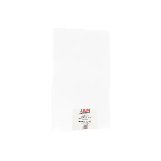 JAM Paper Ledger Strathmore 24lb Paper 11 x 17 Tabloid Bright White 51747084B image {2}