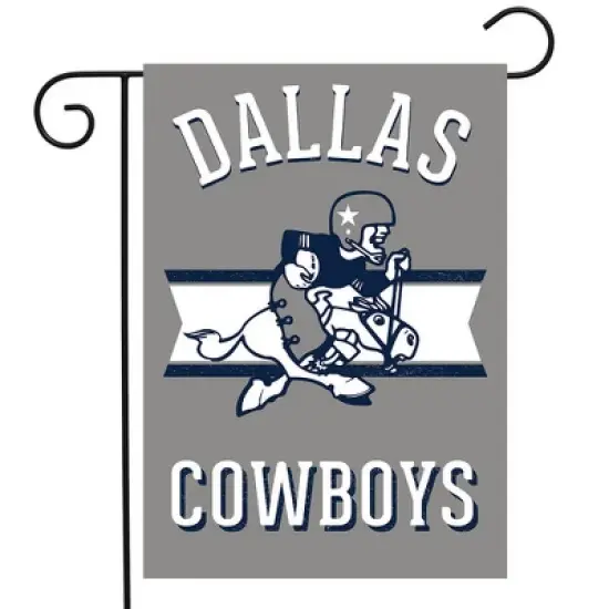 Briarwood Lane Retro Dallas Cowboys Garden Flag NFL Double-Sided 18" x 12.5" image {1}