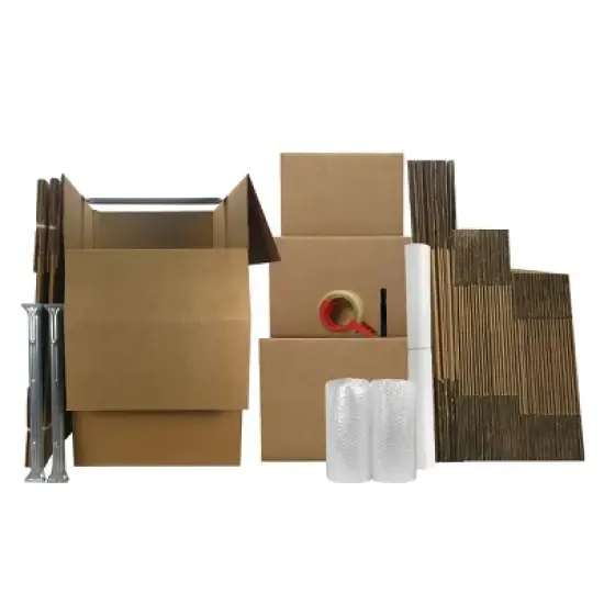 UBMOVE 4 Room Wardrobe Kit with 45 Moving Boxes and Packing Supplies image {7}