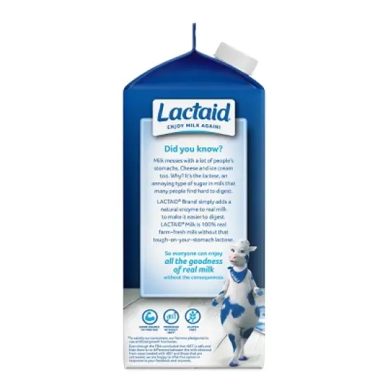 Lactaid Lactose Free Fat Milk image {3}