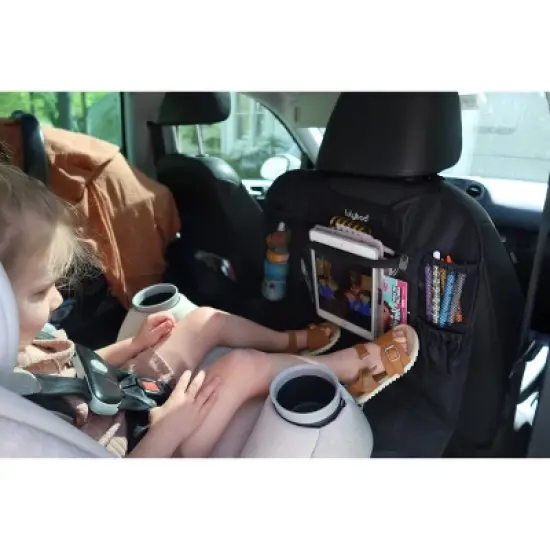Lulyboo Auto Seat Protector and Car Seat Organizer - Black image {6}