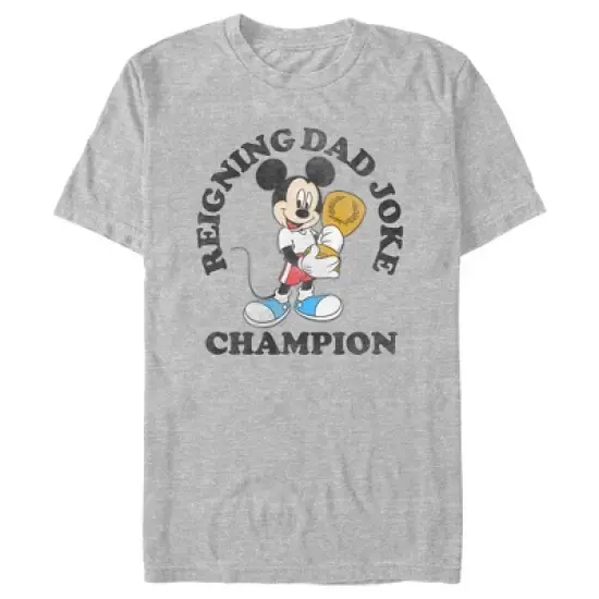 Men's Mickey & Friends Father's Day Dad Joke Champion T-Shirt image {4}
