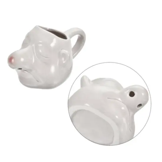 Unique Bargains Cooking Baking Ceramic Egg Separator White 5.5" x 3.74" image {2}