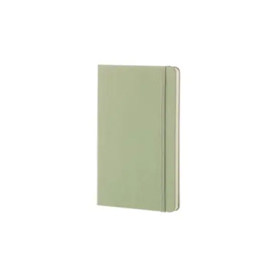 Moleskine 240pg Ruled Notebook Large Hardcover Light Green: 5x8.25", Journal, Acid-Free, Elastic Closure, Pocket image {1}