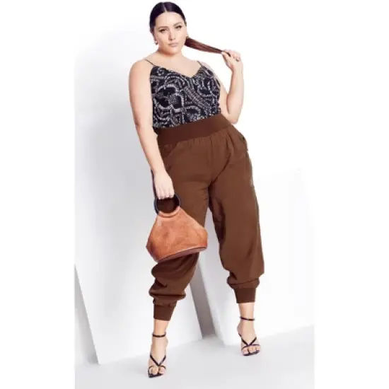 Women's Plus Size Exotic Tile Top - black | CITY CHIC image {3}