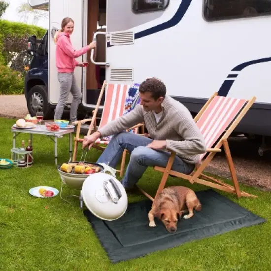 Catalonia Waterproof Dog Mat, Portable Reversible Pet Travel Mat, Pet Cushion Pad with Handle for Small Medium Dogs Cats, Indoor or Outdoor image {6}